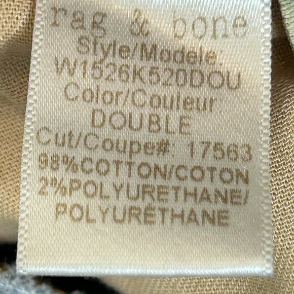 Rag & Bone Double Wash Light Distressed Skinny Jeans 30 Style W1526K520DO - Picture 9 of 12